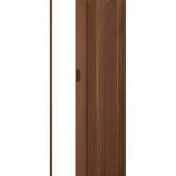 Porta a soffietto Monica in PVC 83x214 cm noce