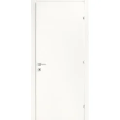 Porta battente reversibile Badia bianca 210x80 cm