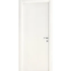 Porta battente reversibile Badia bianca 210x90 cm