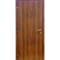 Porta battente reversibile Badia noce 210x80 cm