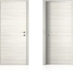 Porta battente reversibile Bormio Olmo 200x80 cm