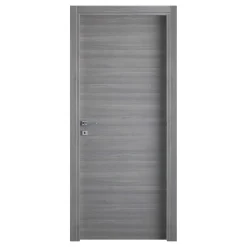 Porta battente reversibile Marika micro grigio 70x210 cm