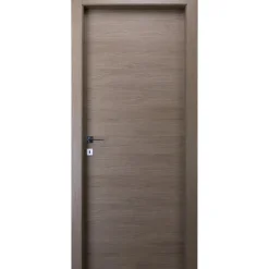 Porta battente reversibile Rio nocciola 210x70 cm