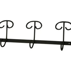Portabito in ferro battuto leggero 3 posti 225 x 60 mm