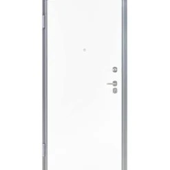 Porta blindata Ares 90x210 cm grigia apertura dx