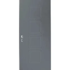Porta blindata Ares 80x210 cm grigia apertura dx