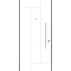 Porta blindata Demetra 90x210 cm bianco apertura sx