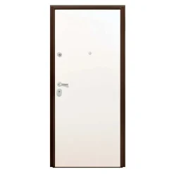 Porta blindata Super 90x210 cm bianca apertura sx