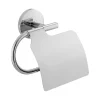 Porta carta igienica con coperchio CMI S 300 cromo