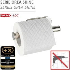 Porta carta igienica Orea shine cromo