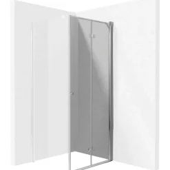Porta doccia pieghevole Idrostile 700x2000 mm cromo