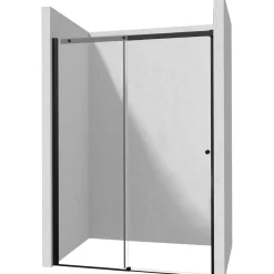 Porta doccia scorrevole Idrostile 170x200 cm Nero