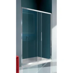 Porta doccia scorrevole Italia 117-121 cm in vetro trasparente 6 mm