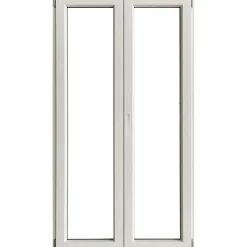 Porta finestra 2 ante dx pvc 120x220 cm