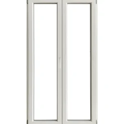 Porta finestra 2 ante sx pvc 120x220 cm