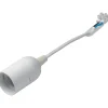 Portalampada E27 bianco