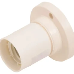 Portalampada E27 bianco 75 W