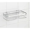Porta oggetti doccia Premium in acciaio inox