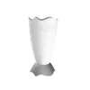 Portaombrelli in plastica Drop forma cilindro Ø 27,5 cm bianco