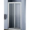 Porta saloon doccia 2 ante Platz 100 cm H 190 bianco e sintetico