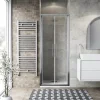 Porta saloon doccia 92/96 cm cromo