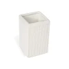 Portasapone da appoggio Zoè in ceramica bianco