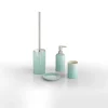 Portasapone bagno Sabina in ceramica acquamarina