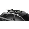 Portasci da tetto per auto SkiClick 4 paia nero