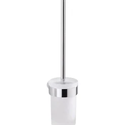 Portascopino bagno Pirenei H 36,5 cm cromato