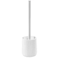 Portascopino bagno Plissè H 40 cm bianco