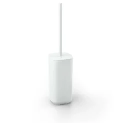 Portascopino bagno Terra Pod H 39,5 cm bianco