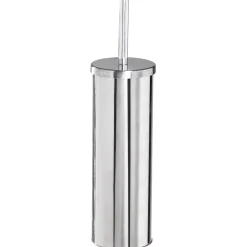 Portascopino bagno Wind H 38 cm cromato