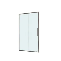 Porta scorrevole doccia a 2 ante estensione cm 117-121 cromo stampato