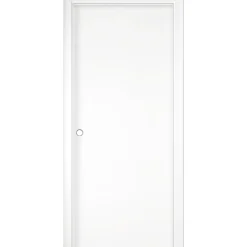 Porta scorrevole reversibile Badia bianca 210x80 cm