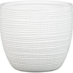 Portavaso da interno Scheurich 866 Ø 25 cm Panna