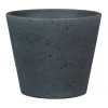 Portavaso da interno Scheurich Roca 701 Ø 24 cm Dark Stone