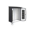 Porte per legnaia Biohort WoodStock 150 grigio scuro metallizzato