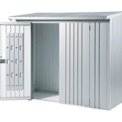 Porte per legnaia Biohort WoodStock 230 grigio scuro metallizzato