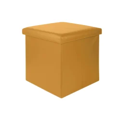 Pouf "ASHTON" senape