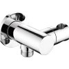 Presa acqua a parete rotonda con supporto doccetta Idrostile cromo