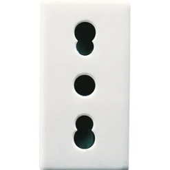 Presa Gewiss System White 2P+T 10/16 A 250 V ac bianca nuvola