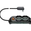 Presa mobile multipla Vimar 2P+T 16 A 250 V nero