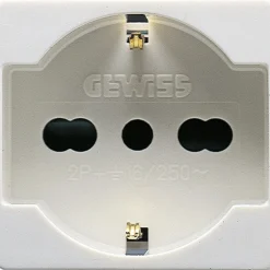 Presa 2P+T Gewiss System White 16 A 250 V ac bianca