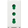 Presa Vimar Plana 2P+T 16A P17/11 bianco