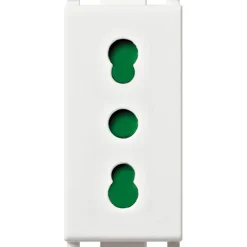 Presa Vimar Plana 2P+T 16A P17/11 bianco