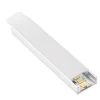 Profilo alluminio LED cover opale bianco H8 mm x L2 m