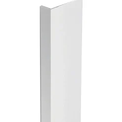 Profilo angolare a L 2,6 m 20x10 mm in pvc bianco opaco
