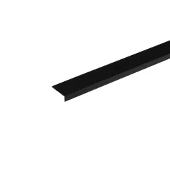 Profilo angolare a L 2,6 m 30x20 mm in pvc nero opaco