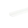Profilo angolare 2 m 10x10 mm alluminio bianco