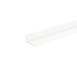 Profilo angolare 2 m 10x10 mm alluminio bianco